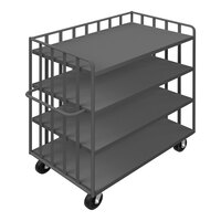 Durham Mfg 48" x 30" 14 Gauge Steel 4-Shelf Open Portable Truck OPT-4830-95