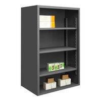 Durham Mfg 60" x 24" x 60" 12 Gauge Steel Adjustable 3-Shelf Enclosed Shelving Cabinet 5018-3S-95