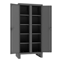Durham Mfg 36" x 24" x 66" 12 Gauge Steel 8-Shelf Double Shift Cabinet HDDS243678-8S95
