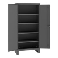 Durham Mfg 36" x 18" x 78" 14 Gauge Steel 4-Shelf Storage Cabinet 2702-4S-95