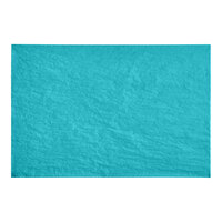 SatinWrap 20" x 30" 10 lb. Bright Turquoise Tissue Paper Sheets 2030-0570 - 480/Pack