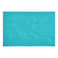 SatinWrap 20" x 30" 10 lb. Caribbean Blue Tissue Paper Sheets 2030-0025 - 480/Pack