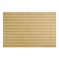 SatinWrap 20" x30" 10 lb. Gold Stripe / Sun Gold Tissue Paper Sheets 2030-SD#272 - 200/Pack