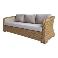 Outdoor Interiors Sahara Wicker Sofa