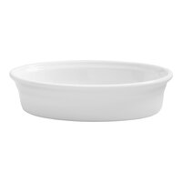 Varick A La Carte from Steelite International 8 oz. Bright White Oval Baker - 12/Case