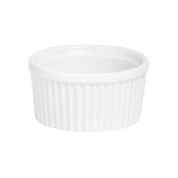 Varick A La Carte from Steelite International 9 oz. Bright White Fluted Ramekin - 12/Case