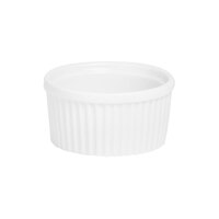 Varick A La Carte from Steelite International 4 oz. Bright White Fluted Ramekin - 12/Case