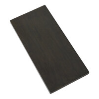 American Metalcraft Upton Collection 17 3/4" x 8 3/4" x 7/8" Espresso Wood Platter