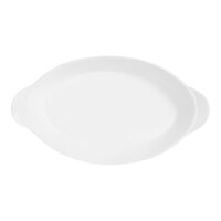 Varick A La Carte from Steelite International 8 oz. Bright White Oval Rarebit - 12/Case