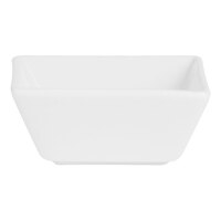 Varick Pub from Steelite International 3.25 oz. Bright White Square Bowl - 36/Case