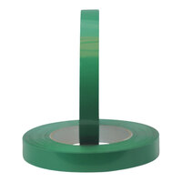 Tach-It 34-180 0.75" x 180 Yard Green UPVC Bag Sealing Tape for E-9 - 12/Pack