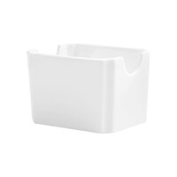 Varick A La Carte from Steelite International 3 3/8" x 2 5/8" Bright White Sugar Packet Holder - 12/Case