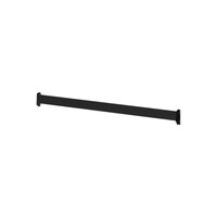 UDIZINE WBVR110DB 24" Vertik Black Hanging Rail for Hooks and Accessories