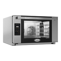 Cadco Bakerlux Station XAFT-04FS-LD 4-Shelf Full Size Heavy-Duty Digital Countertop Convection Oven with LED Control Panel - 208-240V