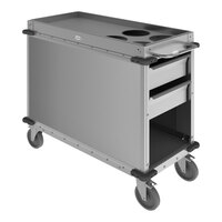 Cadco MobileServ 36 1/4" x 20 5/8" Standard Side-Loading Beverage Cart BC-2