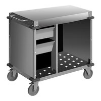 Cadco CBC-SDCX 40 1/2" x 28 1/2" Small Demo / Sampling Cart