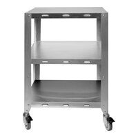 Cadco OV-HDS Heavy-Duty Stainless Steel Oven Stand with Casters for OV, XAF, and XAFT Series Convection Ovens