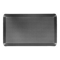 LloydPans 20 7/8" x 12 13/16" Anodized Aluminum Grill Pan with Dura-Kote Finish RCT-113465-DK