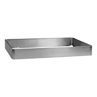 Cadco PS-CBC-2 Stainless Steel 2 1/2" Deep Steam Pan Holder for CBC Series Carts