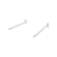 UDIZINE WBVR116WH Vertik White Shelf Bracket Set for 14" - 16" Wood or Glass Shelf