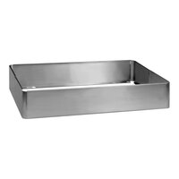 Cadco PS-CBC-4 Stainless Steel 4" Deep Steam Pan Holder for CBC Series Carts