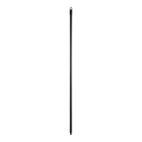 Lavex 60" Black Metal Threaded Broom Handle