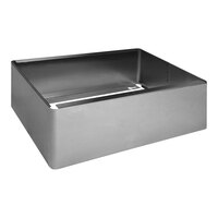 Cadco PS-CBC-6 Stainless Steel 6" Deep Cold Pan Holder for CBC Series Carts