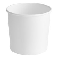 Choice 26 oz. White Double Poly-Coated Paper Food Cup - 50/Pack