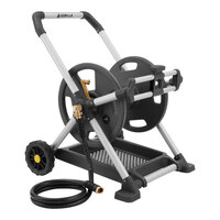 Gorilla GRM-225G Anodized Aluminum Mobile Hose Reel for 225' Hose with Storage Tray