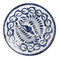 Anfora Blue Puebla from Steelite International 6 1/4" Rolled Edge Plate - 24/Case