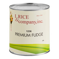 I. Rice Premium Hot Fudge Dessert / Sundae Topping #10 Can - 6/Case