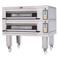 Doyon 2T2 Artisan 2 Stone 37 1/2" Deck Oven - 4 Pan Capacity, 208V, 3 Phase