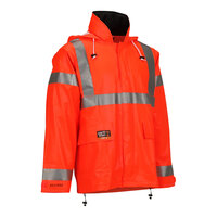 Tingley Eclipse Type R Class 3 Hi-Vis Orange Jacket with Quad-Hazard Protection J44129