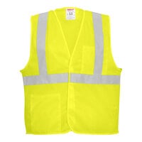 Tingley Job Sight Type R Class 2 Hi-Vis Lime Mesh Safety Vest with Hook & Loop Closure V70622.2X-3X - 2X / 3X