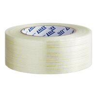 Lavex 2" x 60 Yard Clear General Purpose Fiberglass Reinforced Strapping Tape - 24/Case