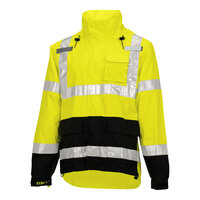 Tingley Icon LTE Type R Class 3 Hi-Vis Lime Jacket with Black Panels J27122