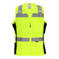 Tingley Type R Class 2 Hi-Vis Lime Women's Mesh Safety Vest V73732.L-XL - Large / Extra Large