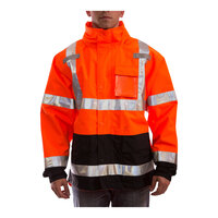 Tingley Icon Type R Class 3 Hi-Vis Orange Jacket with Black Panels J24129.LG - Large