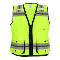 Tingley Type R Class 2 Hi-Vis Lime Surveyor's Mesh Midweight Safety Vest V73862.4X-5X - 4X / 5X