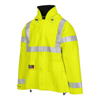 Tingley Eclipse Type R Class 3 Hi-Vis Lime Jacket with Quad-Hazard Protection J44122.2X - 2X