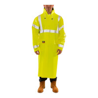 Tingley Eclipse Type R Class 3 Hi-Vis Yellow Coat with Reflective Tape and Tri-Hazard Protection C44122.4X - 4X