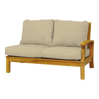 Three Birds Casual Monterey Teak Sand Right Side Facing Settee