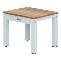 Three Birds Casual SoHo Teak 20" Backless Bench