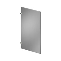 ASI Accurate Partitions 4058818809842 18" x 48" Black Core Phenolic Weathered Ash Urinal Partition