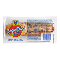 Vienna Beef 6.5 oz. Individually Wrapped Bagel Dog - 24/Case