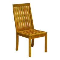 Three Birds Casual Monterey Teak Outdoor Dining Side Chair