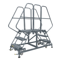 Ballymore 33" x 97" 4-Step Steel Double Entry Work Platform DEP4-2460 - 800 lb. Capacity