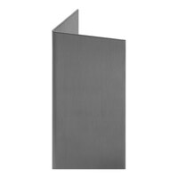 Western Fabricating 3 1/2" x 3 1/2" x 96" 16 Gauge Stainless Steel Corner Guard with #4 Brushed Finish 35359616S