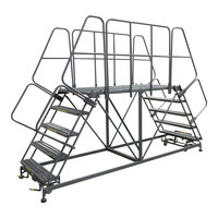 Ballymore 38" x 134" 7-Step Steel Double Entry Work Platform DEP7-3660 - 800 lb. Capacity