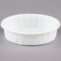 Solo SCC100S 1 oz. Squat White Paper Souffle / Portion Cup - 250/Pack